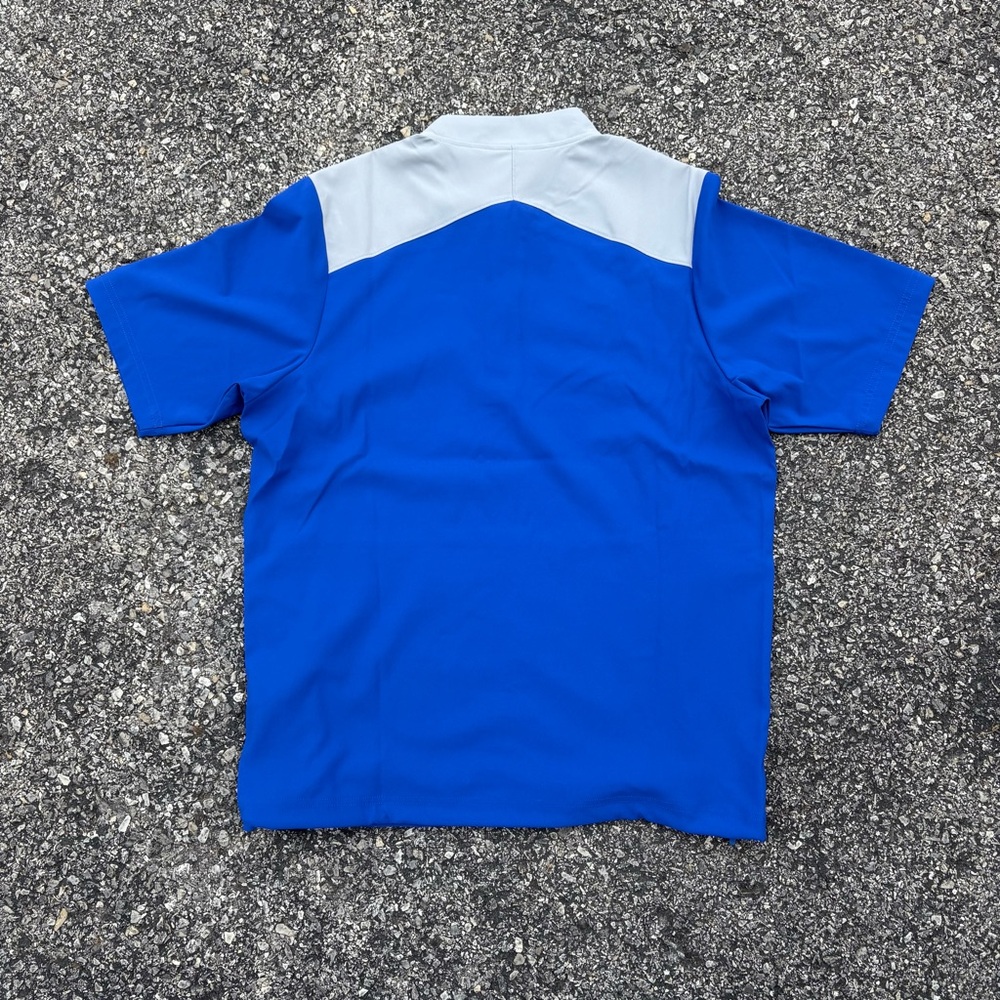 Under Armour Men's Blue and Light Gray Polo - Picture 3 of 6